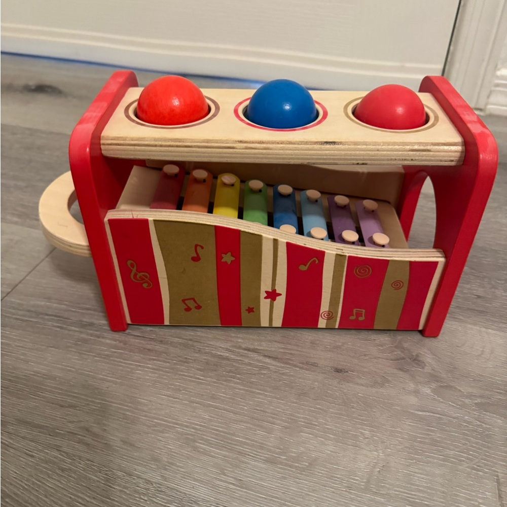 Monti Wooden Montessori toy set of 12 - shape & Color Natural Multi-color - Picture 11 of 14